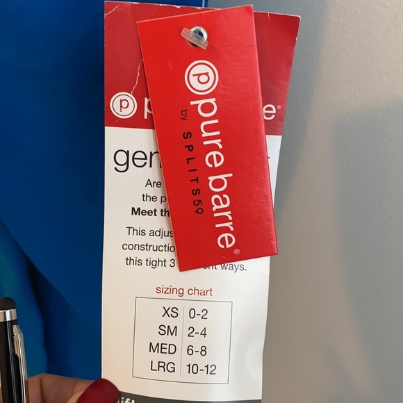 Pure Barre by Splits59 Gemini 3 in 1 Tights Turquoise - Picture 5 of 7